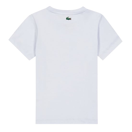 Lacoste Childrens/Kids Big Logo Cotton Blend T-Shirt (White) - Image 2