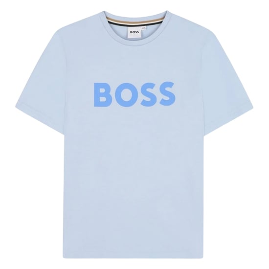 Boss Childrens/Kids Logo T-Shirt (Persian Blue) - Image 1