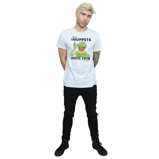 Disney Mens The Muppets Kermit Since 1978 T-Shirt (Heather Grey) - Image 1