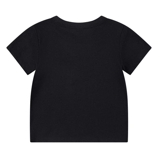 Nike Air T-shirt met korte mouwen voor kinderen (Zwart) - Image 2