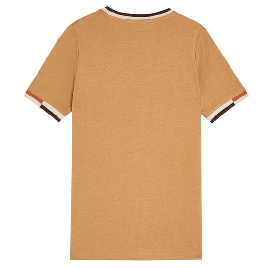 Lyle & Scott Normaal T-shirt met textuur voor kinderen (Tijgeroog) - Image 2