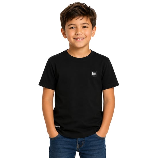 Weekend Offender Kinder-T-shirt van katoen uit Kingston (Zwart) - Image 3