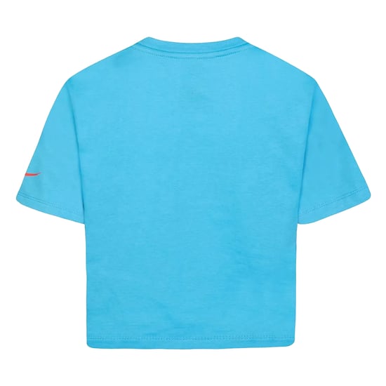 Nike Meisjes Icon Gingham Boxy T-Shirt (Baltic Blauw) - Image 2