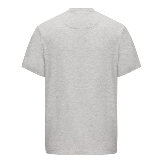 Pretty Green Mens Chest Logo Crew Neck T-Shirt (Grey Marl) - Image 2