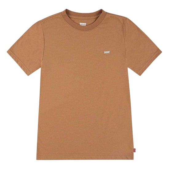 Levis T-shirt met vleermuismouwen en logo voor jongens (Bruin) - Image 1