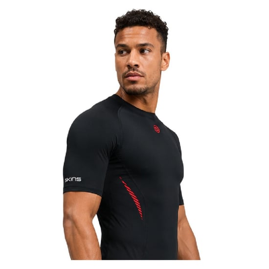 Skins A200 lichtgewicht compressieshirt voor heren (Zwart) - Image 3