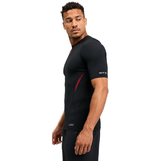 Skins A200 lichtgewicht compressieshirt voor heren (Zwart) - Image 4