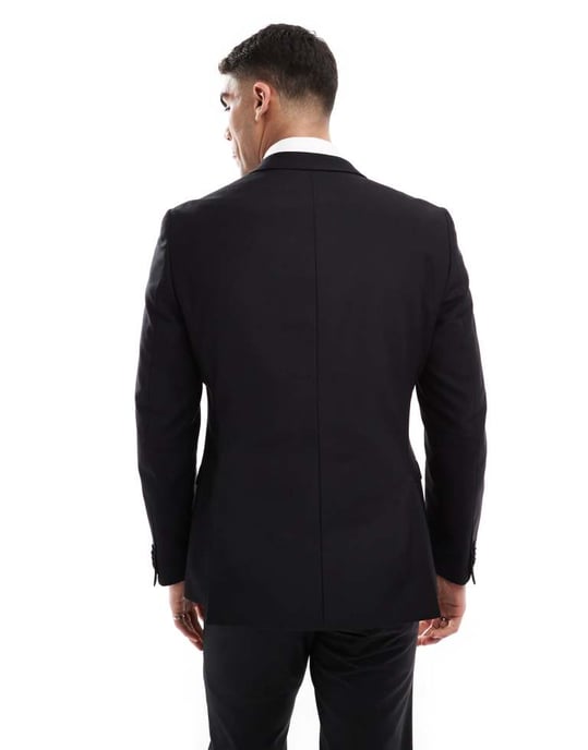 French Connection formal suit jacket co-ord in black - Image 2