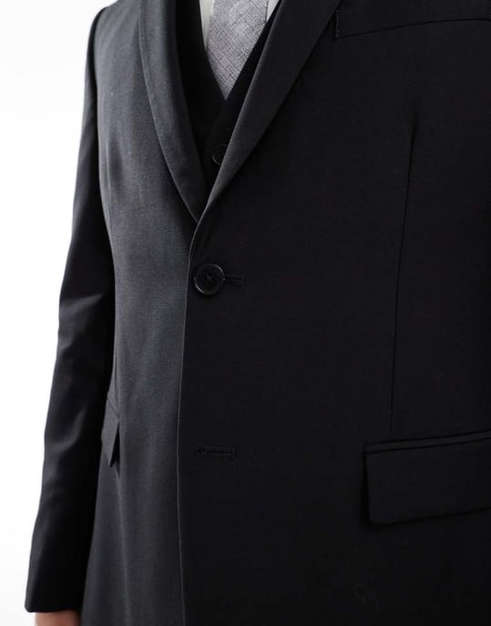 French Connection formal suit jacket co-ord in black - Image 4