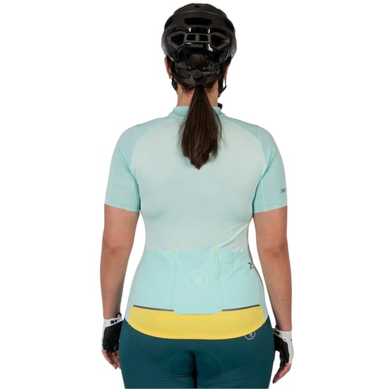Endura Womens/Ladies Full Zip Raglan Jersey (Glacier Blue) - Image 3
