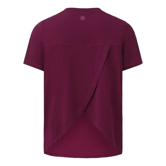 Slazenger Trainings-T-shirt voor dames met gekruiste zoom (Pruim) - Image 2