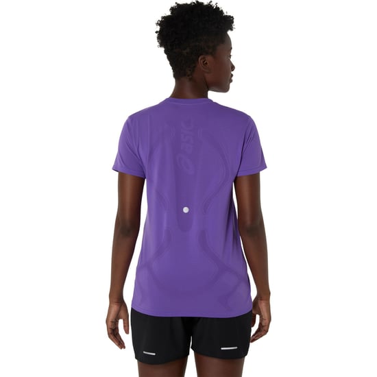 Asics Naadloos sport-T-shirt met korte mouwen voor dames (Paars) - Image 2