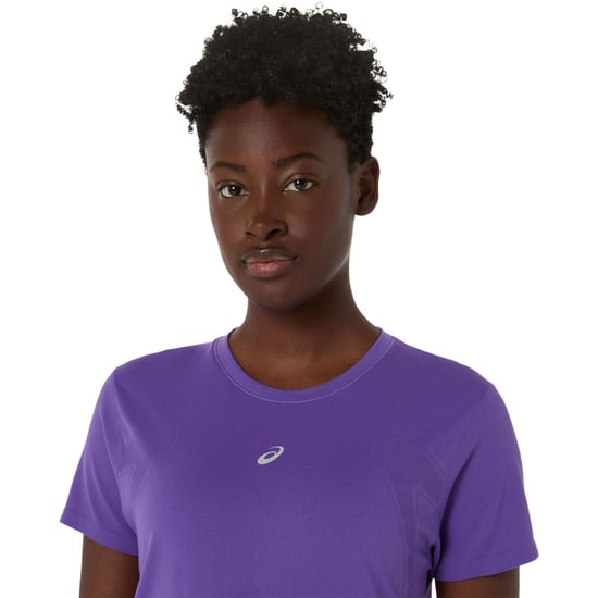 Asics Naadloos sport-T-shirt met korte mouwen voor dames (Paars) - Image 3