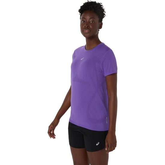Asics Naadloos sport-T-shirt met korte mouwen voor dames (Paars) - Image 4