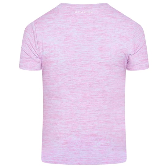Gym King Womens/Ladies 365 Crew Neck Regular T-Shirt (Pink) - Image 3