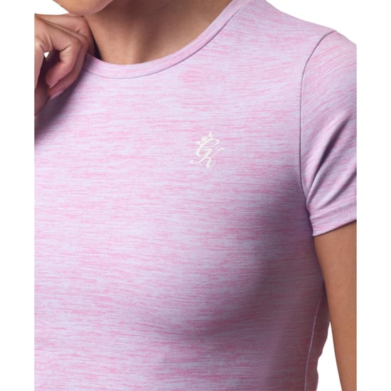 Gym King Womens/Ladies 365 Crew Neck Regular T-Shirt (Pink) - Image 4