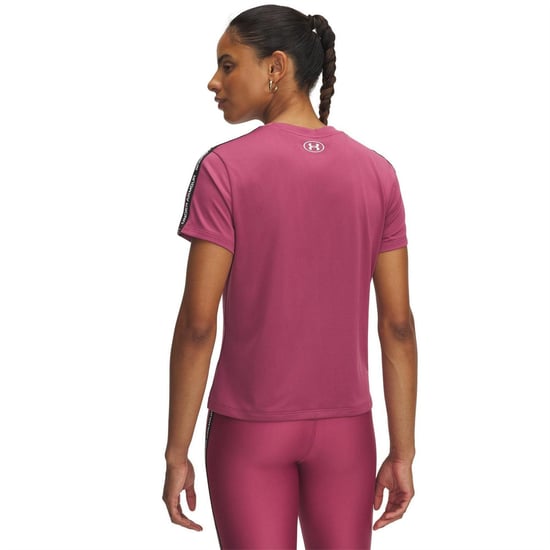 Under Armour Dames/Dames Tech Lichtgewicht T-shirt (Fuchsia/Donker) - Image 2