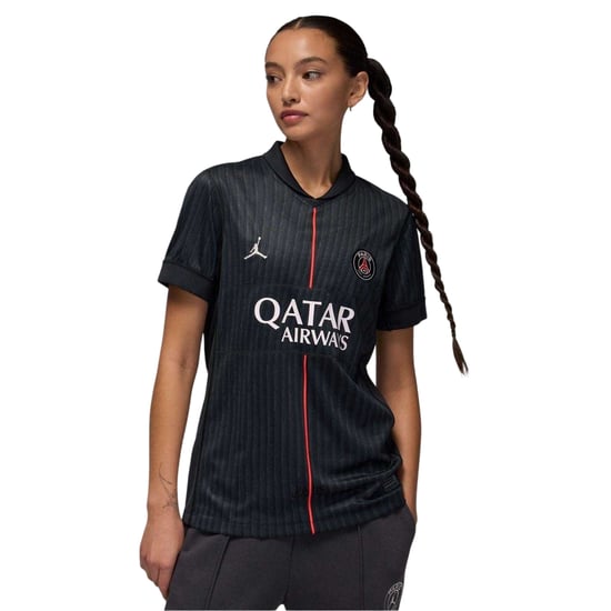 Nike Voetbalshirt voor dames van Paris Saint-Germain FC, seizoen 2025/2026 (Zwart/Grijs) - Image 1