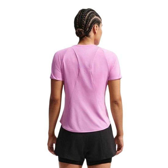 Nike Dames/Dames Swift Dri-FIT Hardloop-T-shirt (Magenta) - Image 2