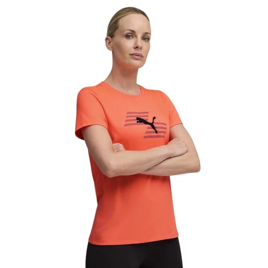 Puma Womens/Ladies Hyrox Performance Top (Glowing Red) - Image 3
