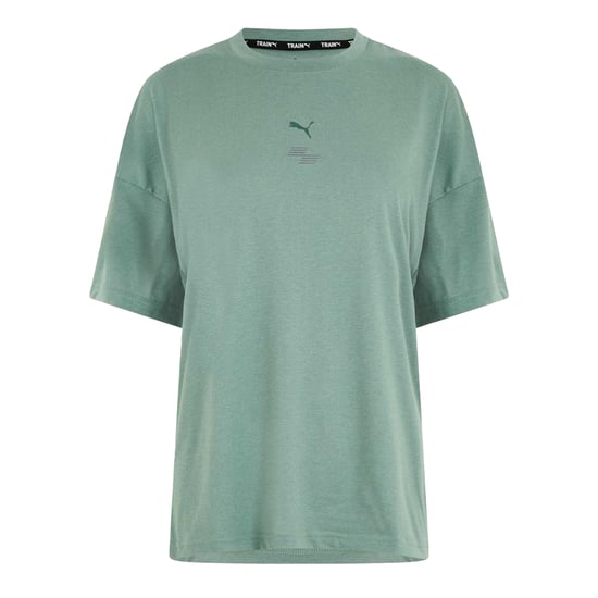 Puma Womens/Ladies Hyrox Logo Performance T-Shirt (Eucalyptus) - Image 1