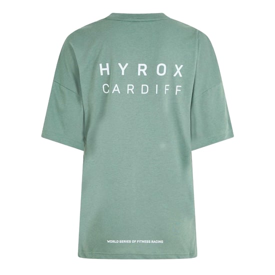 Puma Womens/Ladies Hyrox Logo Performance T-Shirt (Eucalyptus) - Image 2