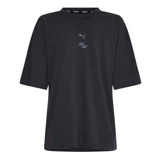 Puma Womens/Ladies Hyrox Logo Performance T-Shirt (Dark Grey) - Image 1