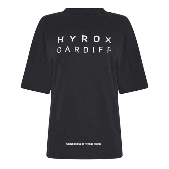 Puma Womens/Ladies Hyrox Logo Performance T-Shirt (Dark Grey) - Image 2