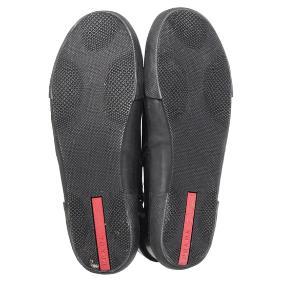 Prada Sport Klittenbandschoenen in Zwart Leer - Image 5