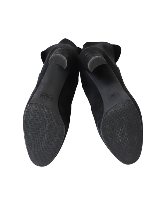 Stuart Weitzman Hiline Knee-High Boots in Black Suede - Image 4