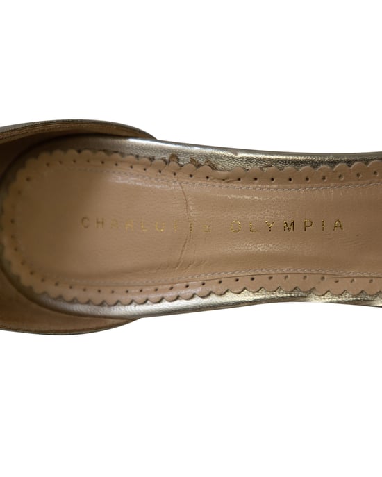 Charlotte Olympia Web Sandalen in Gouden Leer - Image 6