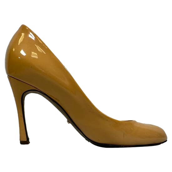 Sergio Rossi Pumps in Beige Patent Leather - Image 1