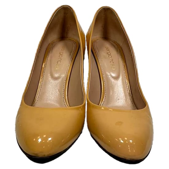Sergio Rossi Pumps in Beige Patent Leather - Image 3