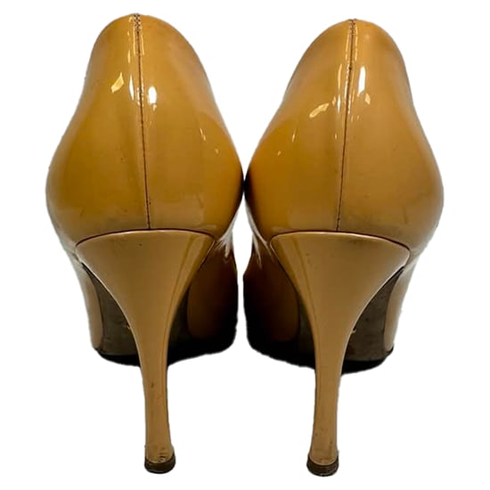 Sergio Rossi Pumps in Beige Patent Leather - Image 4