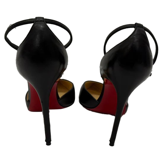 Christian Louboutin D'Orsay Pumps in Zwarte Leer - Image 3