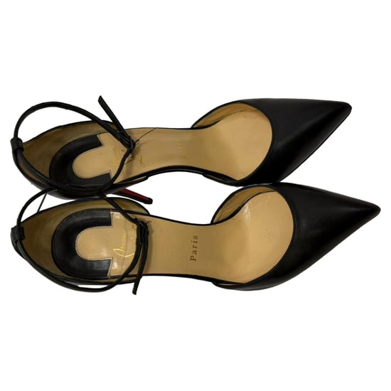 Christian Louboutin D'Orsay Pumps in Zwarte Leer - Image 6