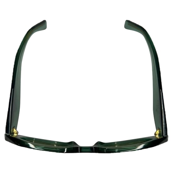 Prada SPR17W Rectangle-Framed Sunglasses in Olive Acetate - Image 6