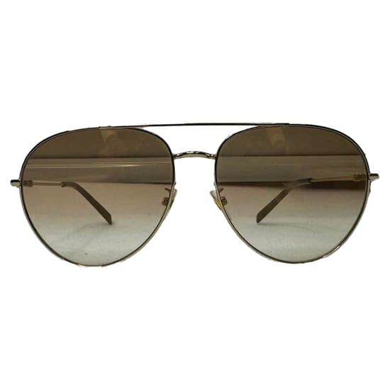 Givenchy Aviator Sunglasses in Brown Metal - Image 1