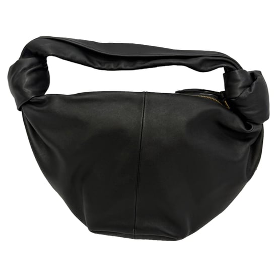 Bottega Veneta Mini Double Knot Hobo Bag in Black Calf Leather - Image 1