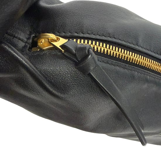 Bottega Veneta Mini Double Knot Hobo Bag in Black Calf Leather - Image 5