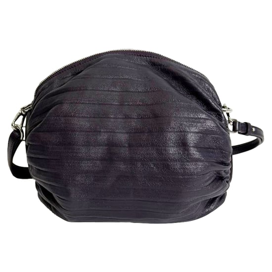 Loewe Pleated Bracelet Pouch Bag in Purple Leather - Image 3
