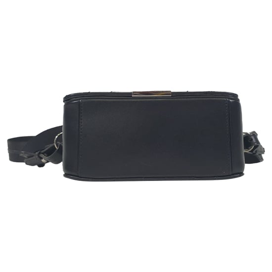 Off-White Diagonal Padded Binder Flap Shoulder Bag in Black Leather - Image 5