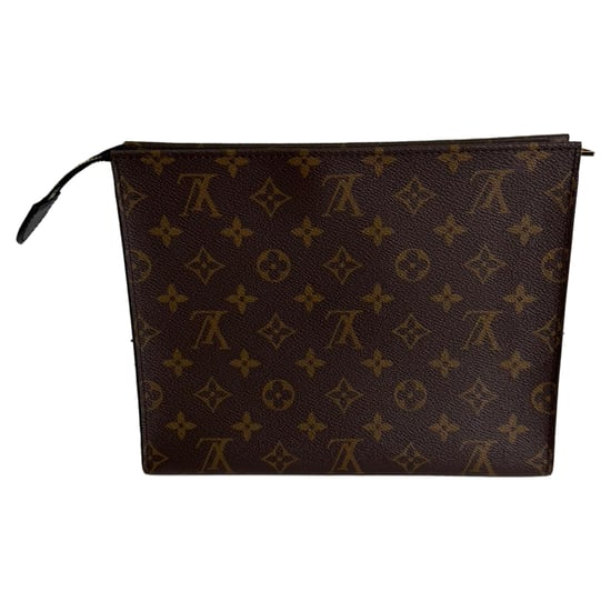 Louis Vuitton Poche Toilette NM Cosmetic Pouch in Brown Leather - Image 4