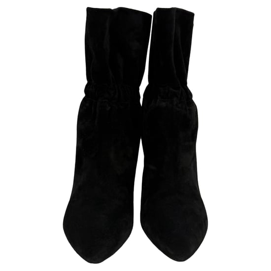 Saint Laurent Étienne Elastic Ankle Boots in Black Suede - Image 2