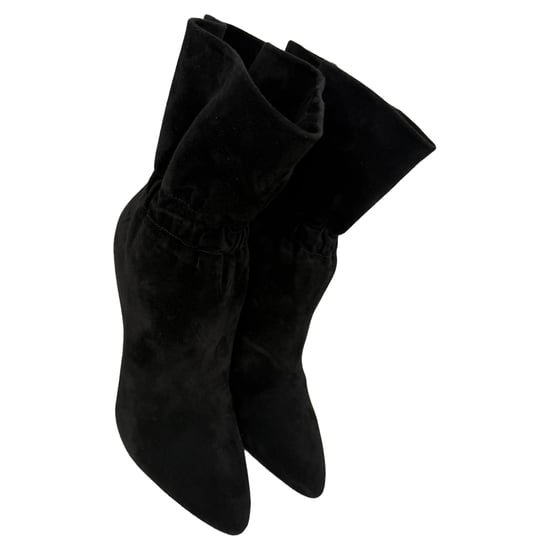 Saint Laurent Étienne Elastic Ankle Boots in Black Suede - Image 5