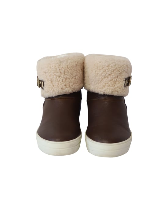 Burberry Skillman Enkel Weer Regenlaarzen in Bruin Leer - Image 2