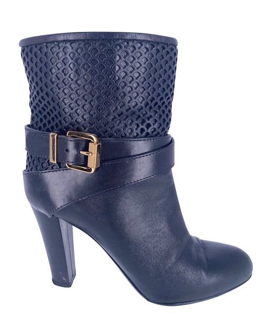 Sergio Rossi Scarpe Donna Boots in Black Leather - Image 1