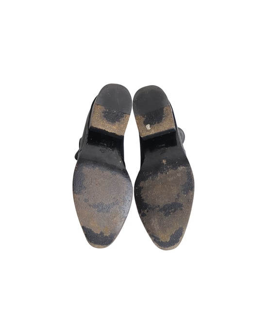 Alexander Wang Kori Stretch Enkellaarsjes in Zwart Leer - Image 5