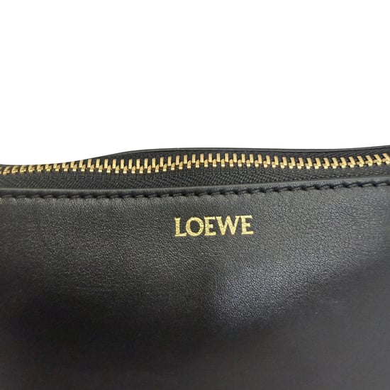 Loewe T-Knot Pouch Bag in Black Leather - Image 2