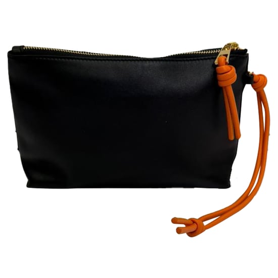 Loewe T-Knot Pouch Bag in Black Leather - Image 3